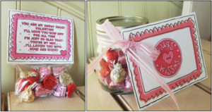 Valentine Candy Sayings Kit Kat
