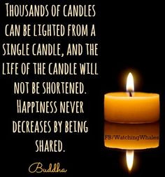 Candle quote More