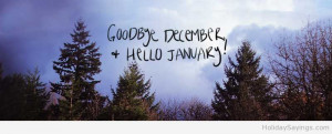 Hello January Goodbye December