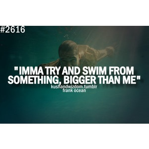Swim Good by Frank Ocean. Amazing song.
