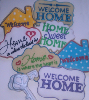 dozen Welcome Home Moving New Home by CustomCookiesbyJill, $38.25