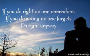Moment Of Inspiration - Quote To Do What's Right