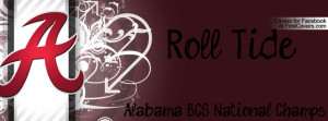 Alabama Crimson Tide Facebook Cover