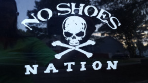 Custom Kenny Chesney No Shoes Nation Car/Boat/Cooler Decal