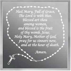 Hail Mary Prayer Picture