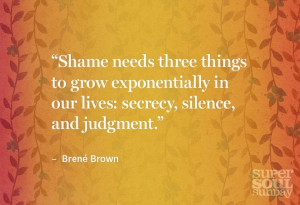 shame needs three things ~