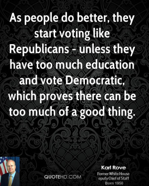 voting like Republicans - unless they have too much education and vote ...