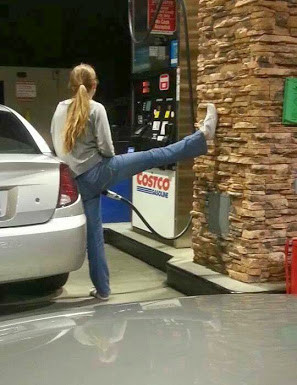 Looks like she is getting hosed.