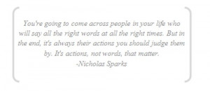 life, love, nicholas sparks, quote, quotes