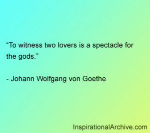 To witness two lovers, Quotes