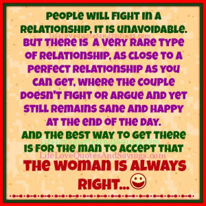 People will fight in a relationship..