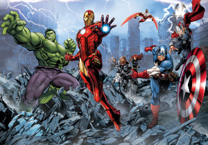 Avengers Assemble Comic Wallpaper (2)