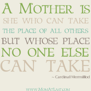 No One Can Replace Mother | Mom Quote