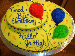 grade graduation my neice wanted a cake for her 6th grade graduation ...