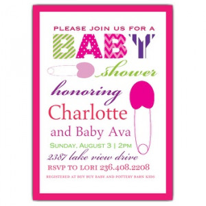 Baby Shower Invitation wording