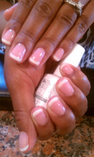 Shellac French Manicure