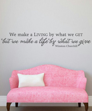 Make A Living' Wall Quotes Decal