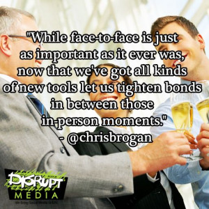 Another #SocialMedia quote via DISRUPT Media