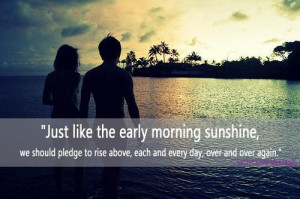 Early Morning Sunshine