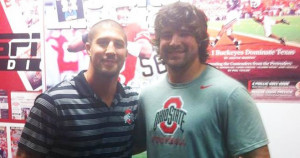 Brendan Schaub pictured with Ohio State athlete who committed suicide