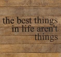 ... quote from Art Buchwald adorns this reclaimed tabacco lath sign. #