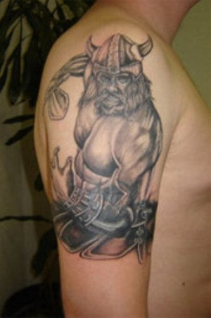 To Your Friend More Tattoos Warrior On Shoulder Cool Tattoo picture