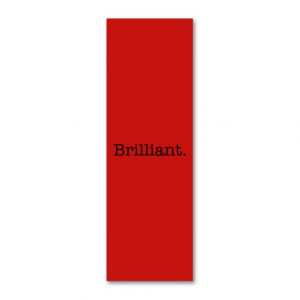 Brilliant Quote Poppy Red Trend Color Template Business Cards