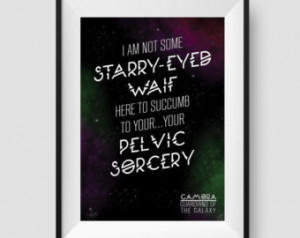 Printable Guardians of the Galaxy Quote Poster - Gamora Quote ...