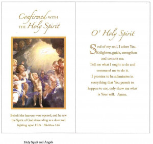 Confirmation Candle Design 4_Holy Spirit and Angels