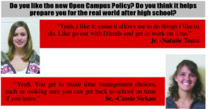 BHS institute changes to open campus policy