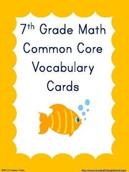 ... .com/Product/7th-Grade-Math-Common-Core-Vocabulary-Cards-530489