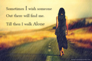 alone girl walking in rain wallpaper - fb cover