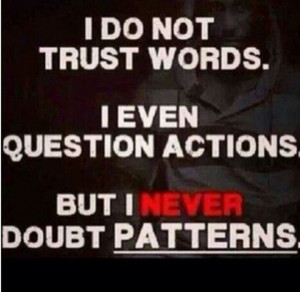 Never doubt patterns