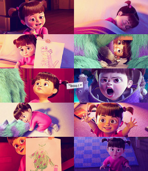 Cutest Disney/Pixar Characters → Boo (Monsters Inc.)“Kitty!”