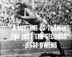 Jesse Owens. Won four gold medals at the 1936 Summer Olympics. #quotes ...