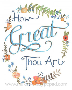 How Great Thou Art t- Makewells - web