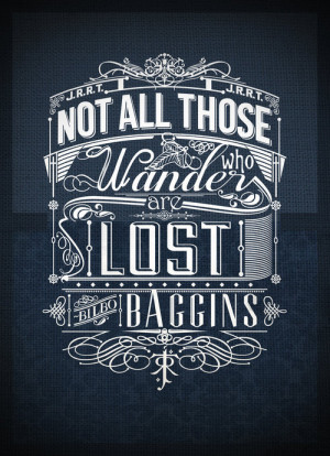 Typography: Tolkien Quote