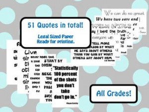 Classroom Posters: A Collection of Quotes for Your Classroom Wall #3