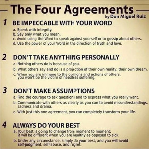 The Four Agreements by don Miguel Ruiz
