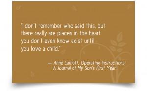 Quotes On Parenting Anne Lamott, Operating Instructions A Journal of ...