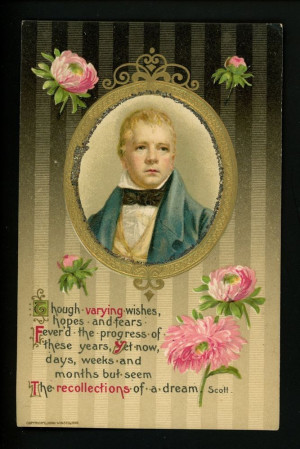 ... / Poet Quotes Sayings postcard John Winsch Circa 1910 Scott Vintage