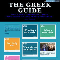 PanhellenicForever. All About Sorority. THE GREEK GUIDE. Anonymous ...