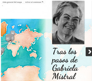 Tras los pasos de Gabriela Mistral: Mapa Interactivo
