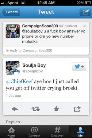 chief keef soulja boy twitter