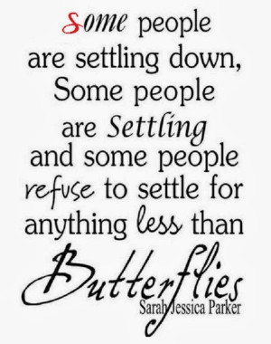 down, Some people are settling and some people refuse to settle ...