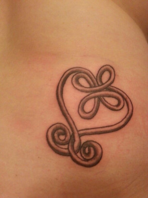 celtic knot heart tattoos