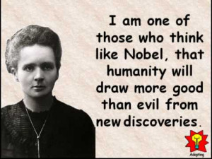quote by Marie Curie)