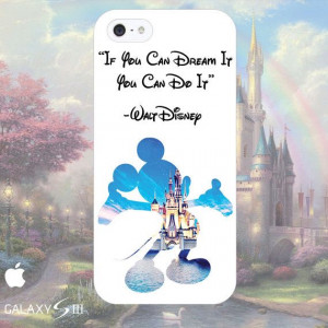 Disney Mickey Mouse Quote Phone Cases - iPhone 4, 5, 5s, 5c, Samsung ...