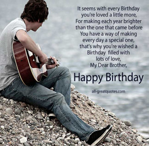 Happy Birthday Quotes For Brother In Heaven Happy birthday brother