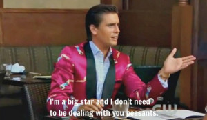 scott disick KUWTK h8er HE CALLED THEM PEASANTS THIS WAS A YEAR AGO ...